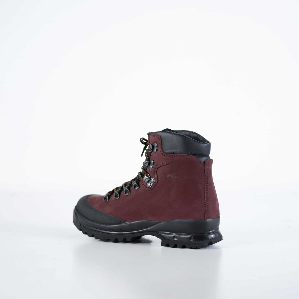 553P Burgunderrote Wanderstiefel