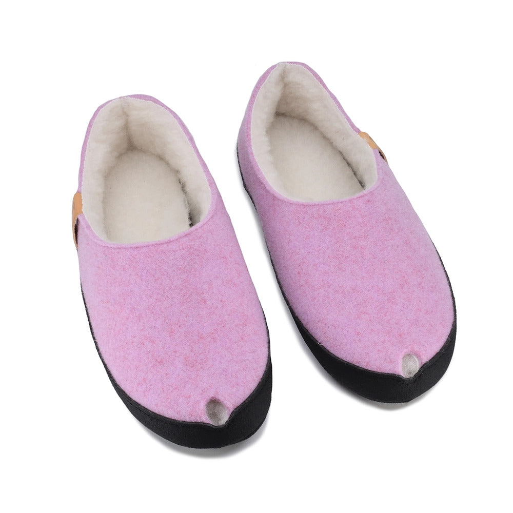 TOKU Budapest · lambswool slippers · handmade in Estonia · arch-support slippers · warm felt shoes · slow fashion · Estonian design · cozy home footwear